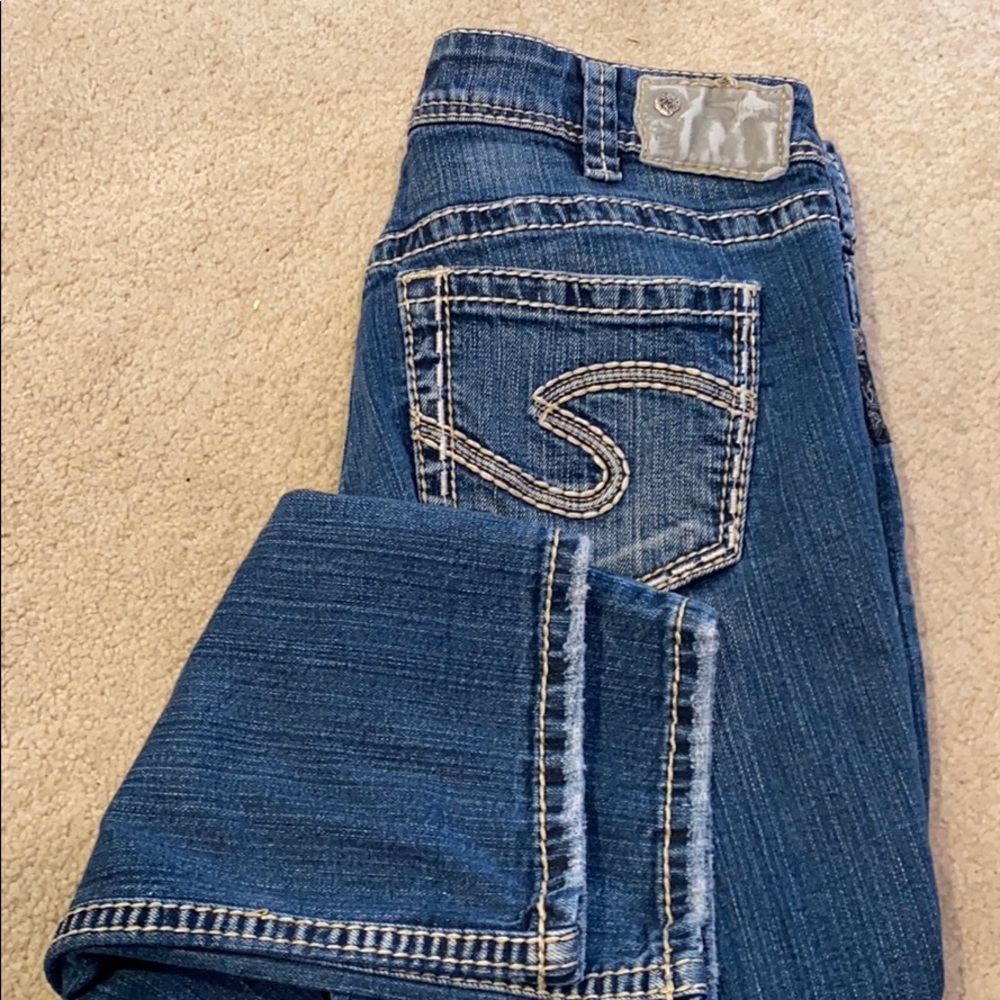 Silver jeans